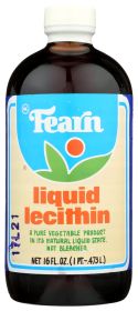 FEARN: Nat Foods Liquid Lecithin, 16 oz