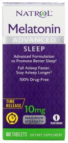 NATROL: Advanced Sleep Melatonin 10 mg, 60 Tablets