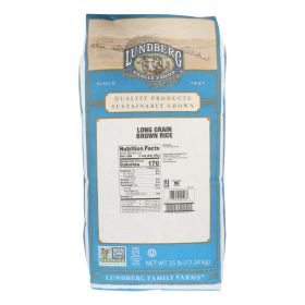 Lundberg Farms Eco-Fr Long Brown Rice (1x25lb)