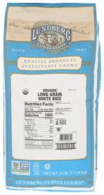 Lundberg Long White Rice (1x25LB )