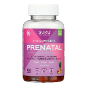 SUKU VITAMINS: The Complete Prenatal Gummies, 60 pc