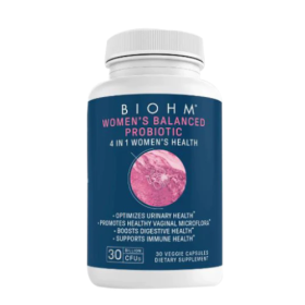 BIOHM: Womens Balanced Probiotic Supplement, 30 vc