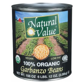 Natural Value Garbanzo Beans (6x108OZ )