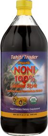 TAHITI TRADER: Organic Noni Island Style Juice, 32 oz