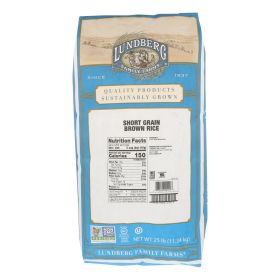 Lundberg Farms Eco-Fr Short Brown Rice (1x25lb)