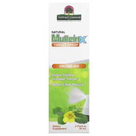 NATURES ANSWER: Mullein X Throat Spray, 2 fo