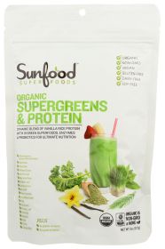 SUNFOOD SUPERFOODS: Supergreens Protein, 8 oz