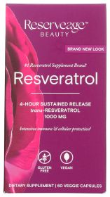 RESERVEAGE: Resveratrol 1000mg, 60 ea