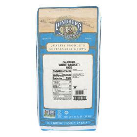 Lundberg Farms Eco-Farmed Basmati White Rice (1x25lb)