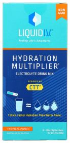 LIQUID I.V.: Tropical Punch Hydration Multiplier 10 Count Box, 5.65 oz