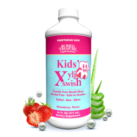 Kids' XyliSwish All Natural Mouth Rinse Strawberry Flavor - 48 servings