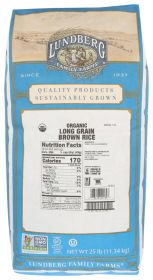 Lundberg Farms Brown Long Rice (1x25lb)