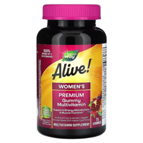 NATURES WAY: Alive Women Premium Gummies Multivitamin, 75 pc