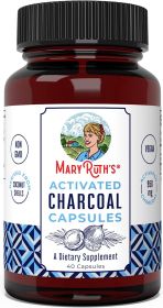 MARYRUTHS: Activated Charcoal Capsules, 40 vc