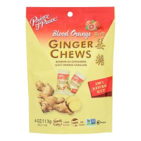 Prince Of Peace - Ginger Chews Blood Orange - 1 Each-4 OZ