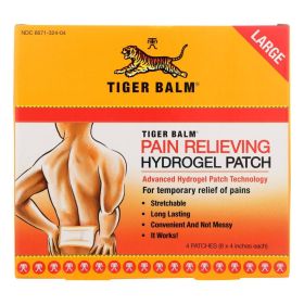 Tiger Balm Pain Relieving Large Patches - Case of 6 - 4 Pack