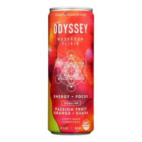 Odyssey - Sparkling Mushroom Elixir Energy Passion Fruit Orange and Guava