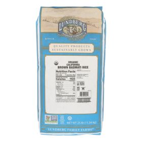 Lundberg Farms Basmati Brown Rice (1x25lb)