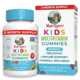 MARYRUTHS: Kids Multivitamin Gummies Sugar Free, 60 pc