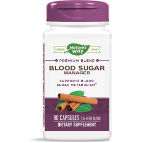 NATURES WAY: Blood Sugar Manager, 90 cp