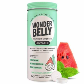 WONDERBELLY: Antacid Watermelon Chew, 60 TB