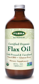 FLORA HEALTH: Organic High Lignan Flax Oil, 17 oz