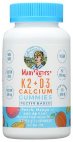 MARYRUTHS: K2 Plus D3 Calcium Gummies, 60 pc