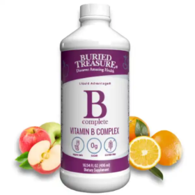 B Complete Liquid Supplement, High Potency B-Complex, Adrenal & Metabolism Support, 16 servings