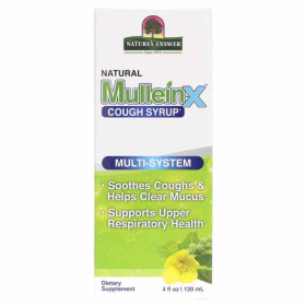 NATURES ANSWER: Mulleinx Multi System Cough Syrup, 4 fo