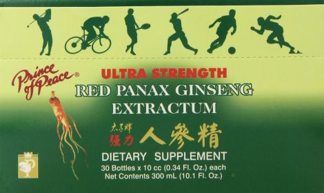 PRINCE OF PEACE: Red Panax Ginseng Extractum Ultra Strength Ds, 30 Bottles