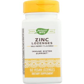 NATURES WAY: Zinc Lozenges, 60 tb