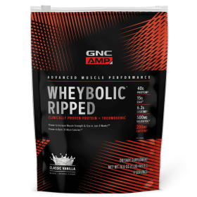 GNC AMP Wheybolic Ripped Protein Powder + Thermogenic (Flavor: Classic Vanilla)