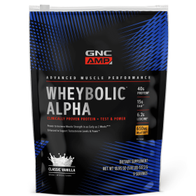 GNC AMP Wheybolic Alpha Protein Powder (Flavor: Classic Vanilla)