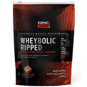 GNC AMP Wheybolic Ripped Protein Powder + Thermogenic (Flavor: Chocolate Fudge)