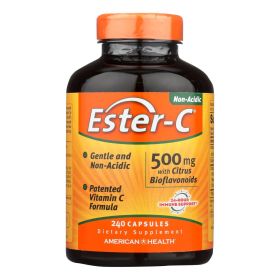 American Health - Ester-C with Citrus Bioflavonoids (Option: 500mg - 240 capsules)