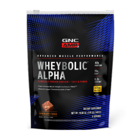 GNC AMP Wheybolic Alpha Protein Powder (Flavor: Chocolate Fudge)